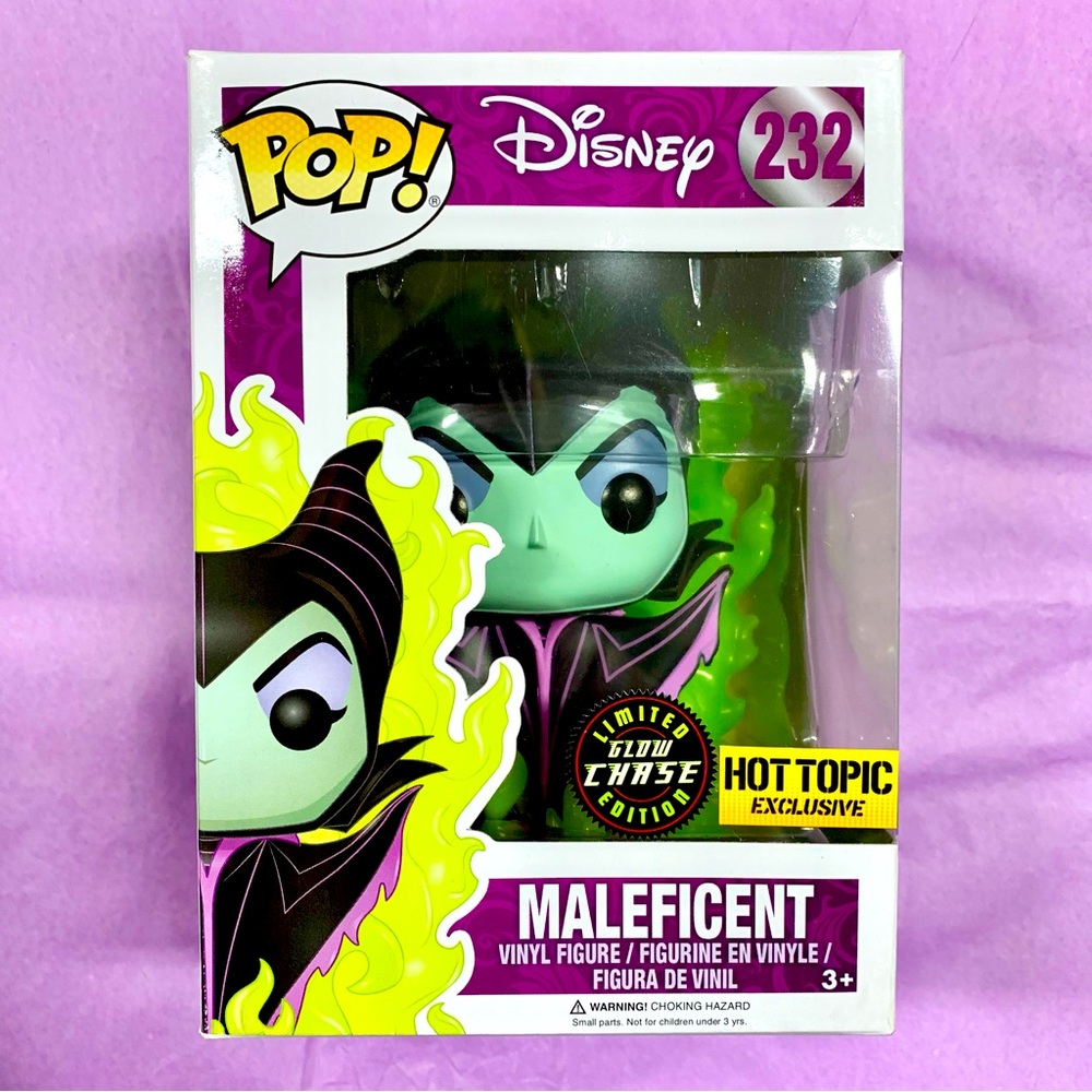 Funko Hot Topic Exclusive Disney Villains Maleficent GITD Limited Edition Chase